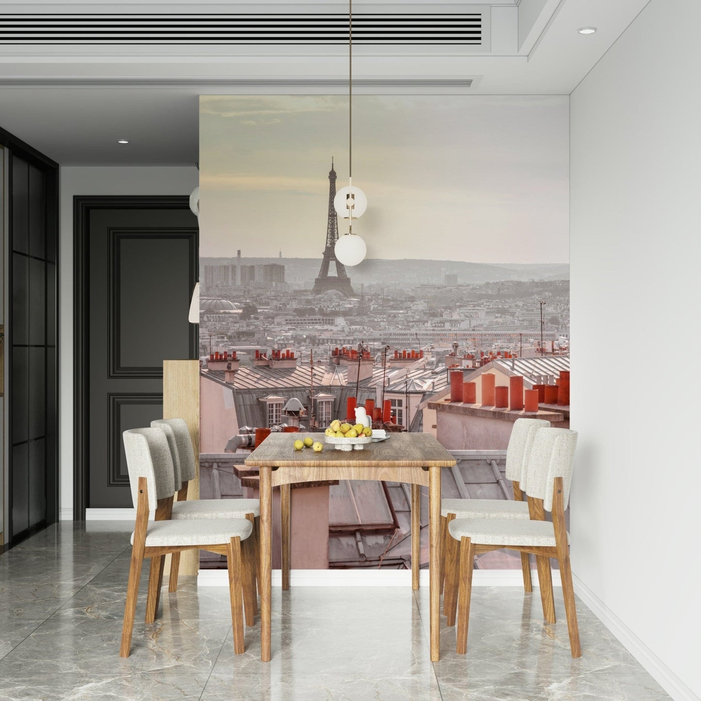 Parisian Rooftops Wall Mural
