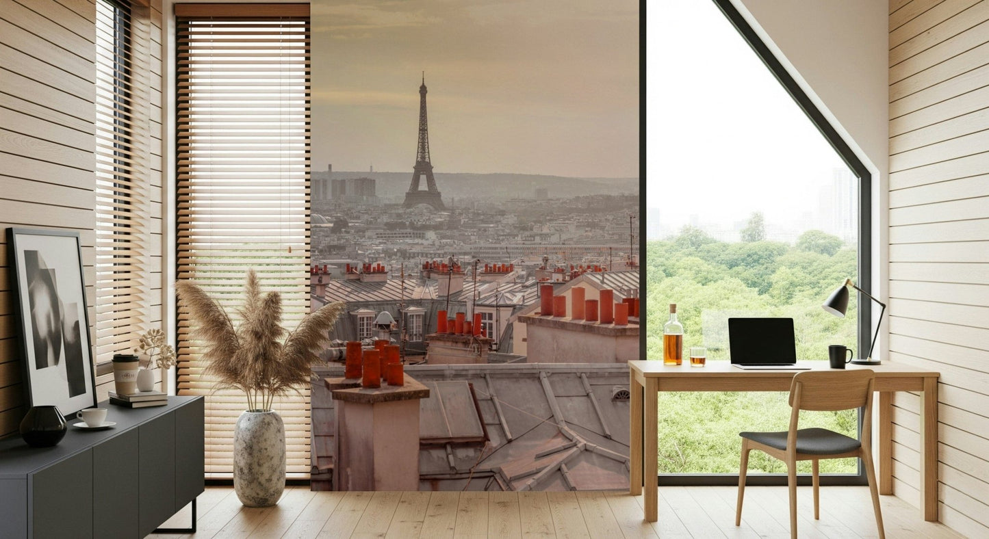 Parisian Rooftops Wall Mural