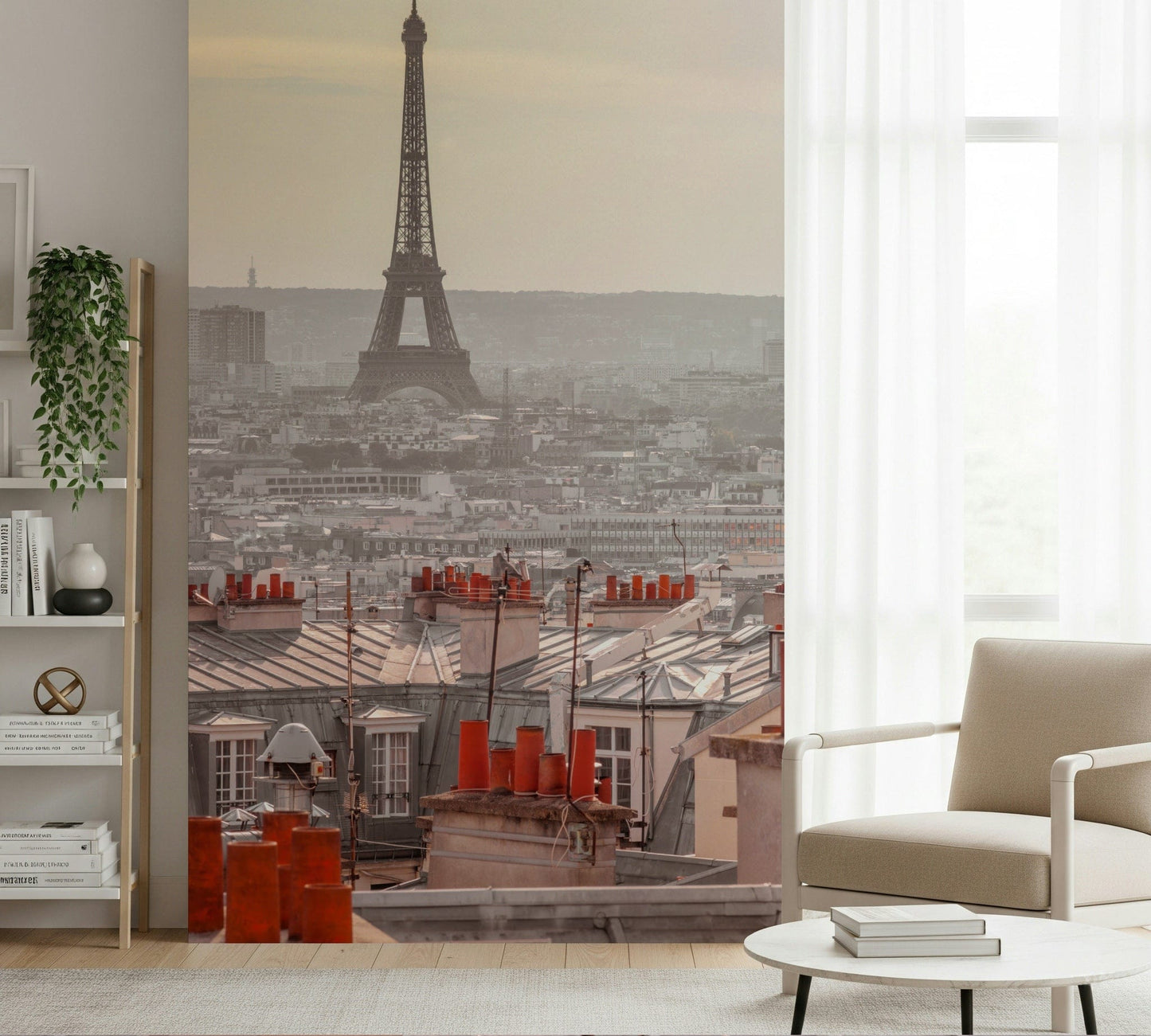Parisian Rooftops Wall Mural