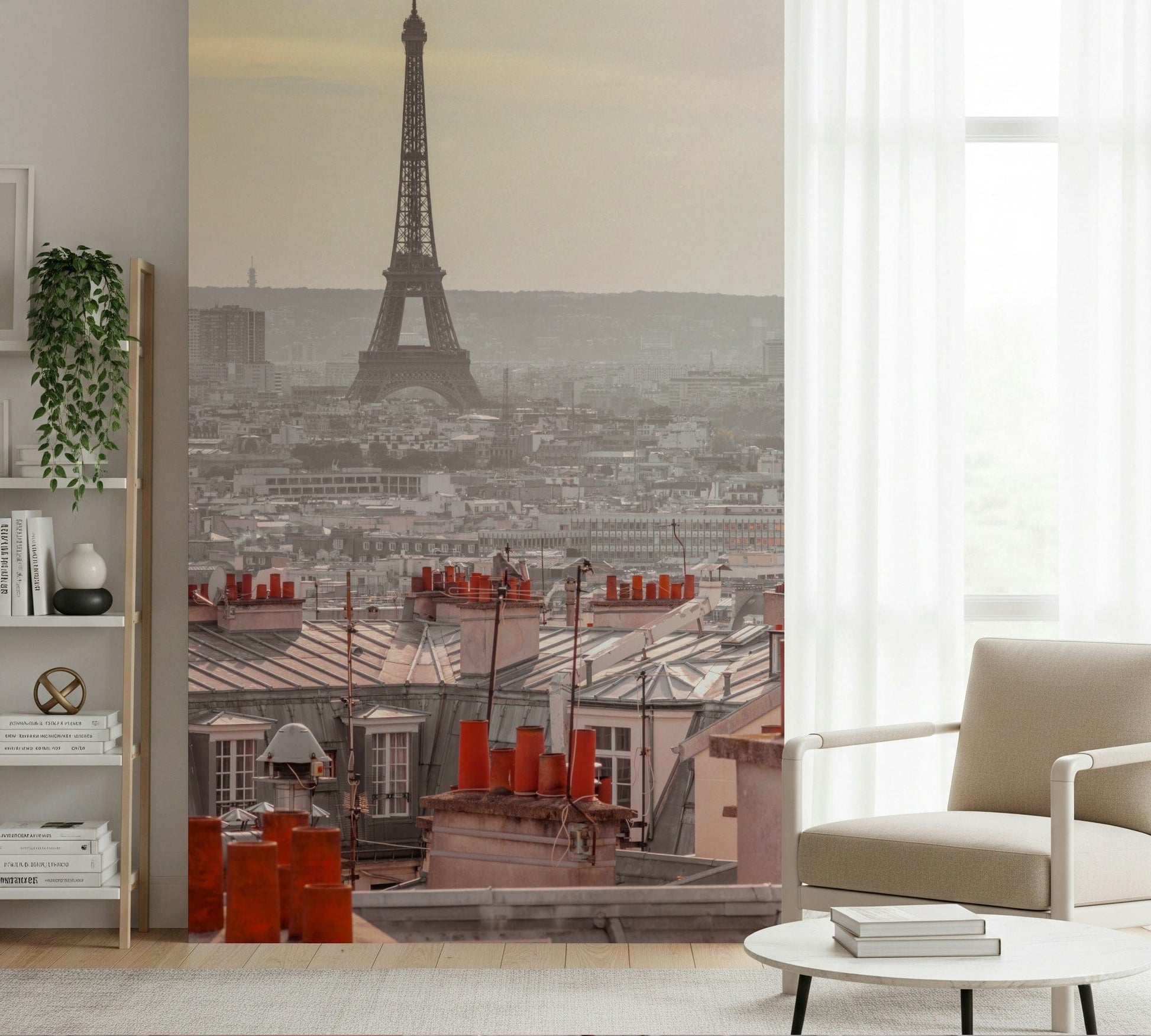 Parisian Rooftops Wall Mural