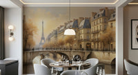 Parisian Serenity Wall Mural for lounge area wallpaper mural