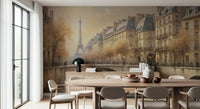 Parisian Serenity Wall Mural for study room wallpaper mural