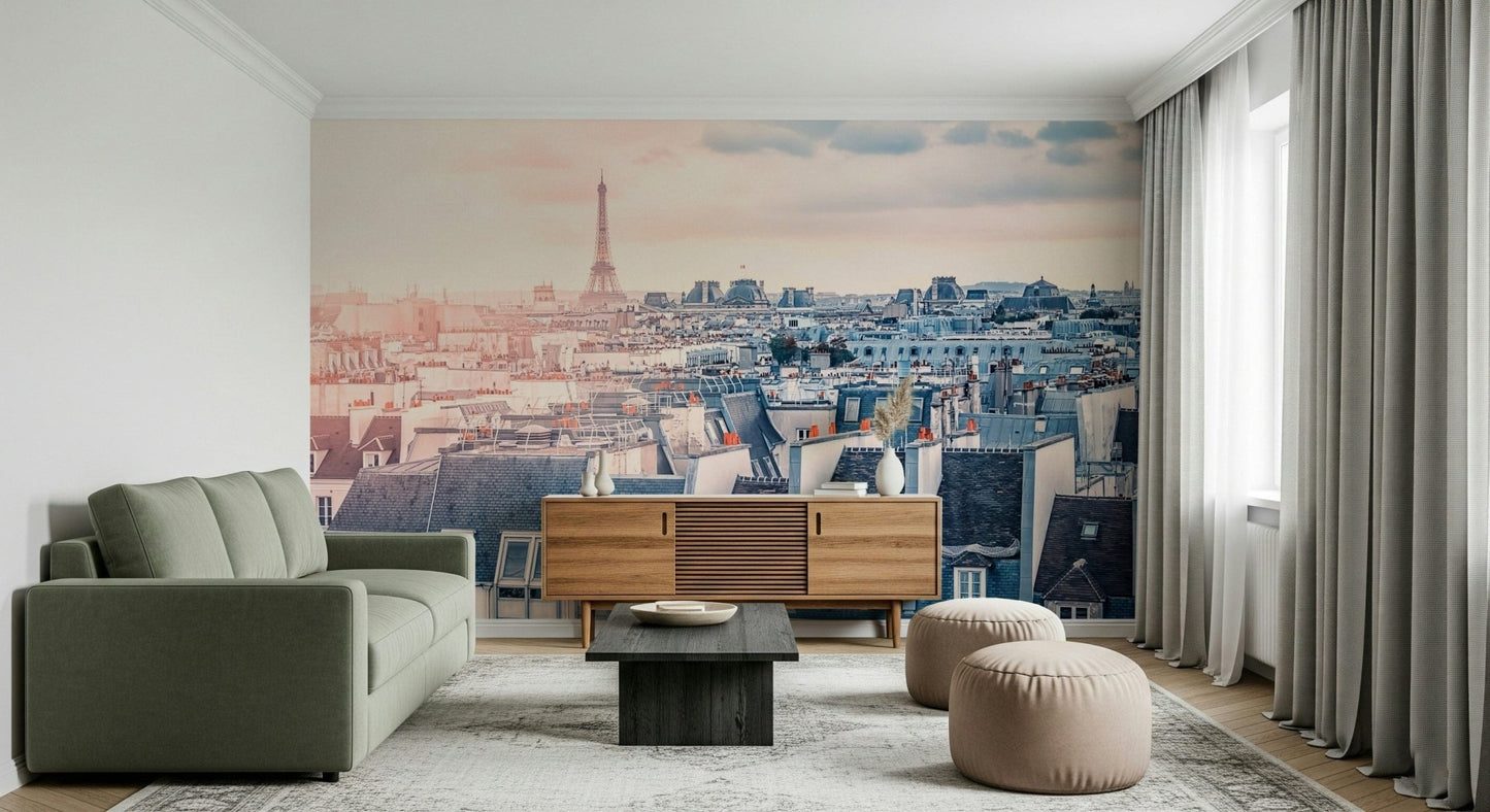 Parisian Sunrise Wall Mural