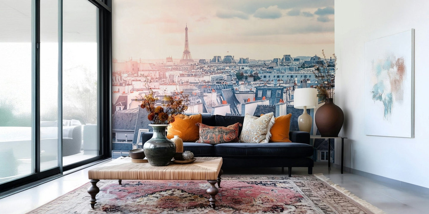 Parisian Sunrise Wall Mural