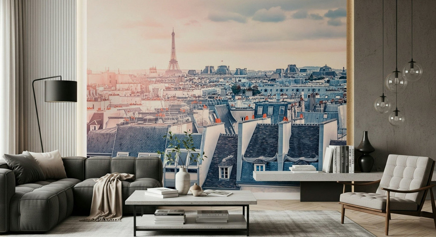 Parisian Sunrise Wall Mural