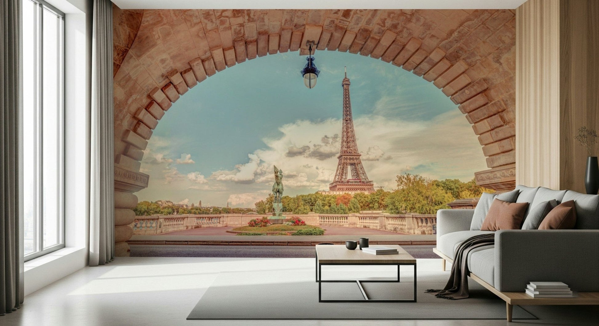 Parisian Vista Wall Mural