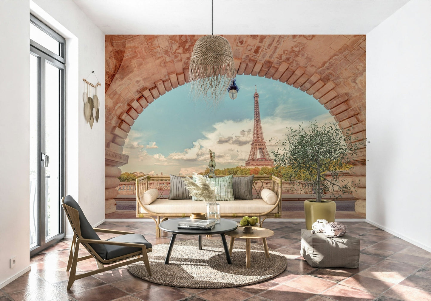 Parisian Vista Wall Mural