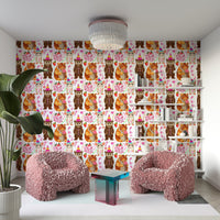 An artistic circus theme mural for home decor., GD4682
