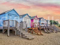 The design is non-realistic and interpretive.

