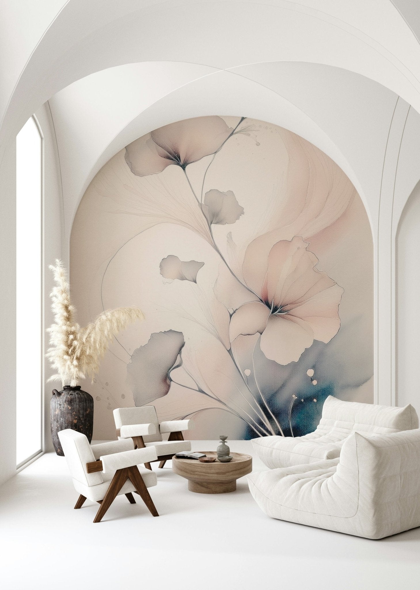 Peel and stick wallpaper called Pastel Blossom Daydream Wall Mural., GD6321