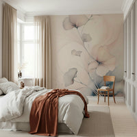 Accent wall featuring the gentle Pastel Blossom Daydream Wall Mural., GD6321