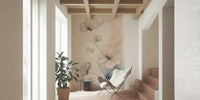 Horizontal design of the whimsical Pastel Blossom Daydream Wall Mural., GD6321