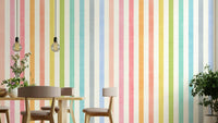 Colorful wallpaper for kids' room

