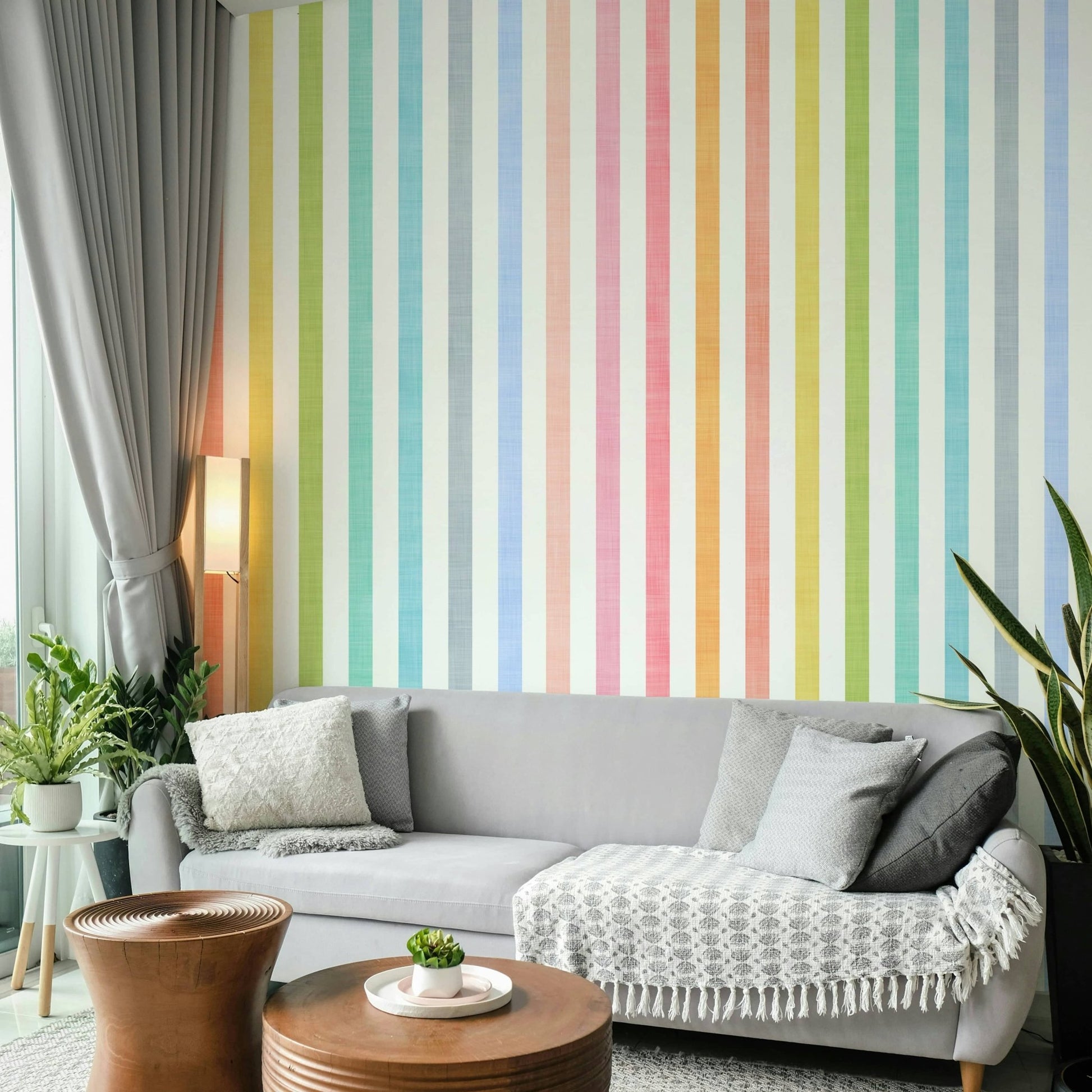 Elegant multicolour wallpaper pattern

