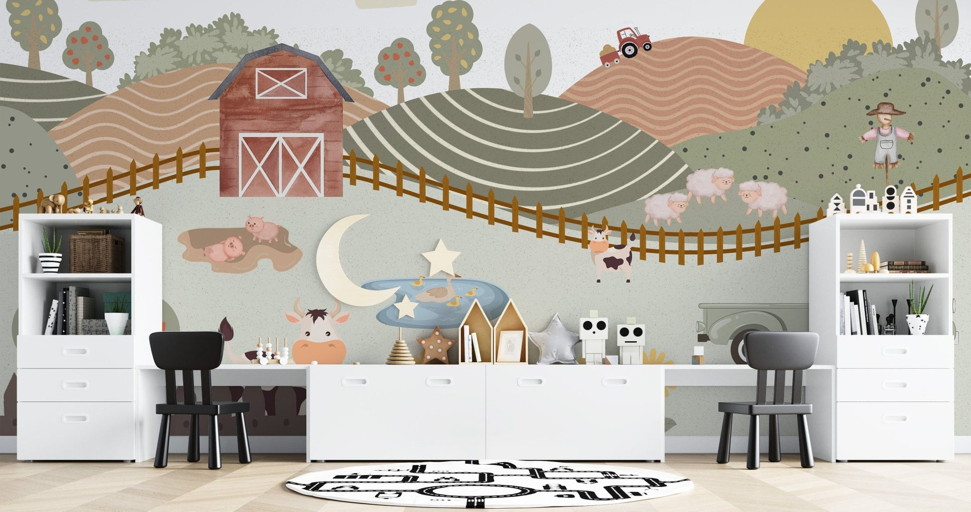 Vintage farm adventure wall decor
