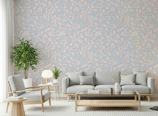 pastel Floral Serenity Wallpaper⁠