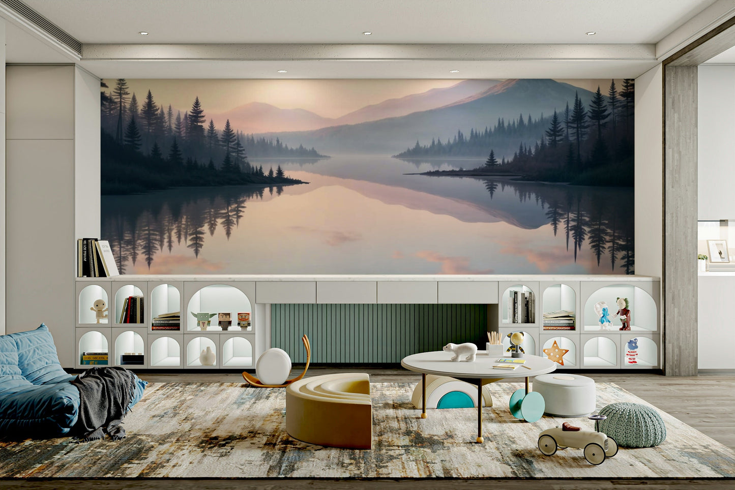 The style is artistic and natural.

