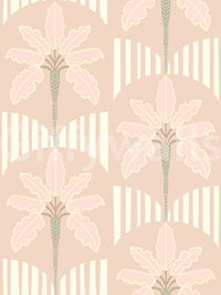 Pastel Palm Haven Wallpaper⁠