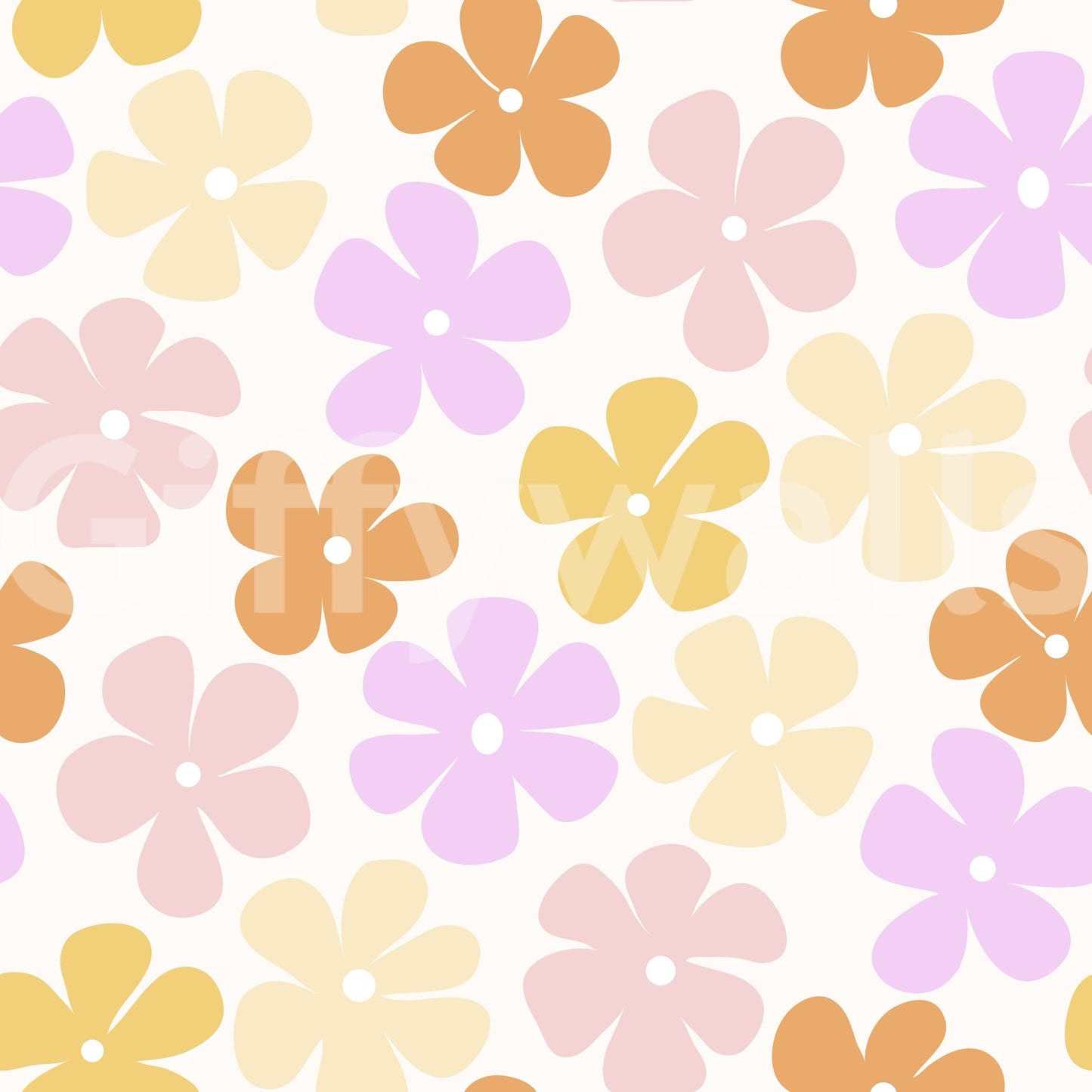 Pastel Paradise Blooms Wallpaper⁠