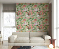 Soft pastel rose wallpaper for a cozy room., GD1355