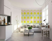 Playful mural wallpaper in soft colors, GD1012