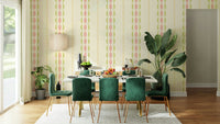 Mural wallpaper of a pastel petals design


