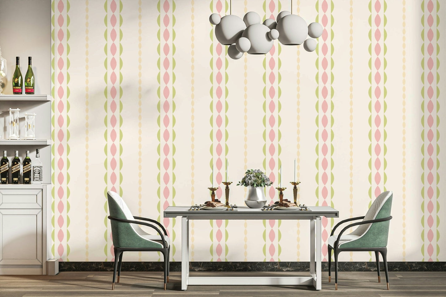 Wallpaper for walls with a fantastical landscape

