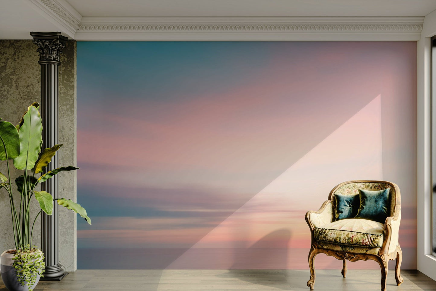 Calming pastel tone wall art

