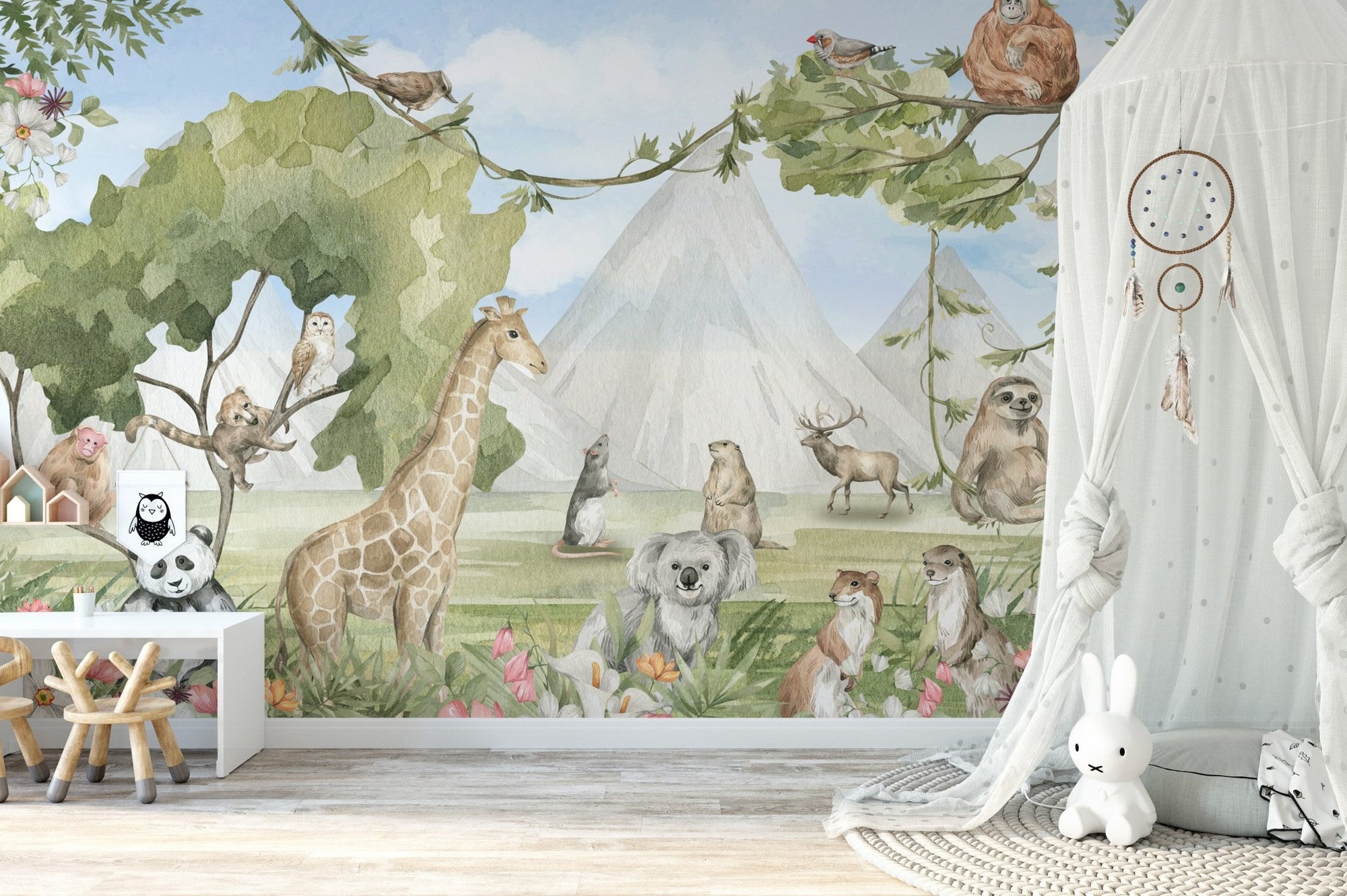 Pastoral Paradise Wall Mural, B898