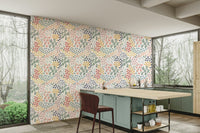 Abstract flower patch wallpaper GD350

