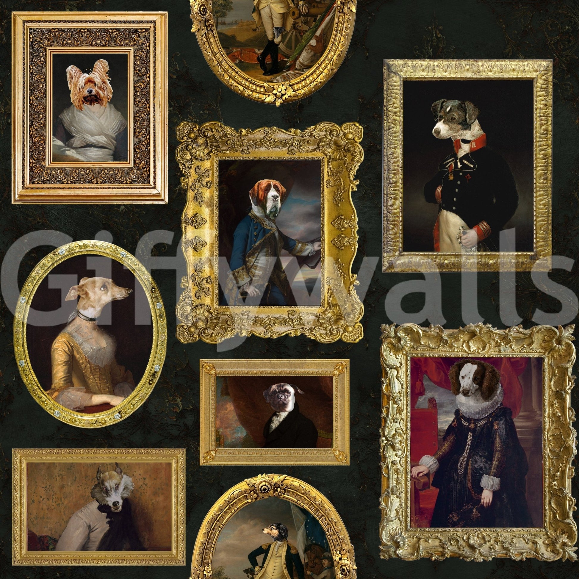 Can include different poses, expressions, and artistic styles for each portrait.