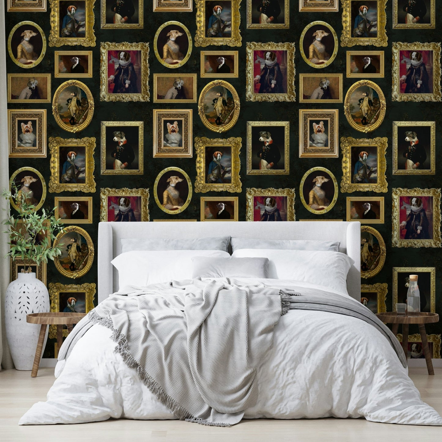 Expressive eyes and endearing qualities of canines.

