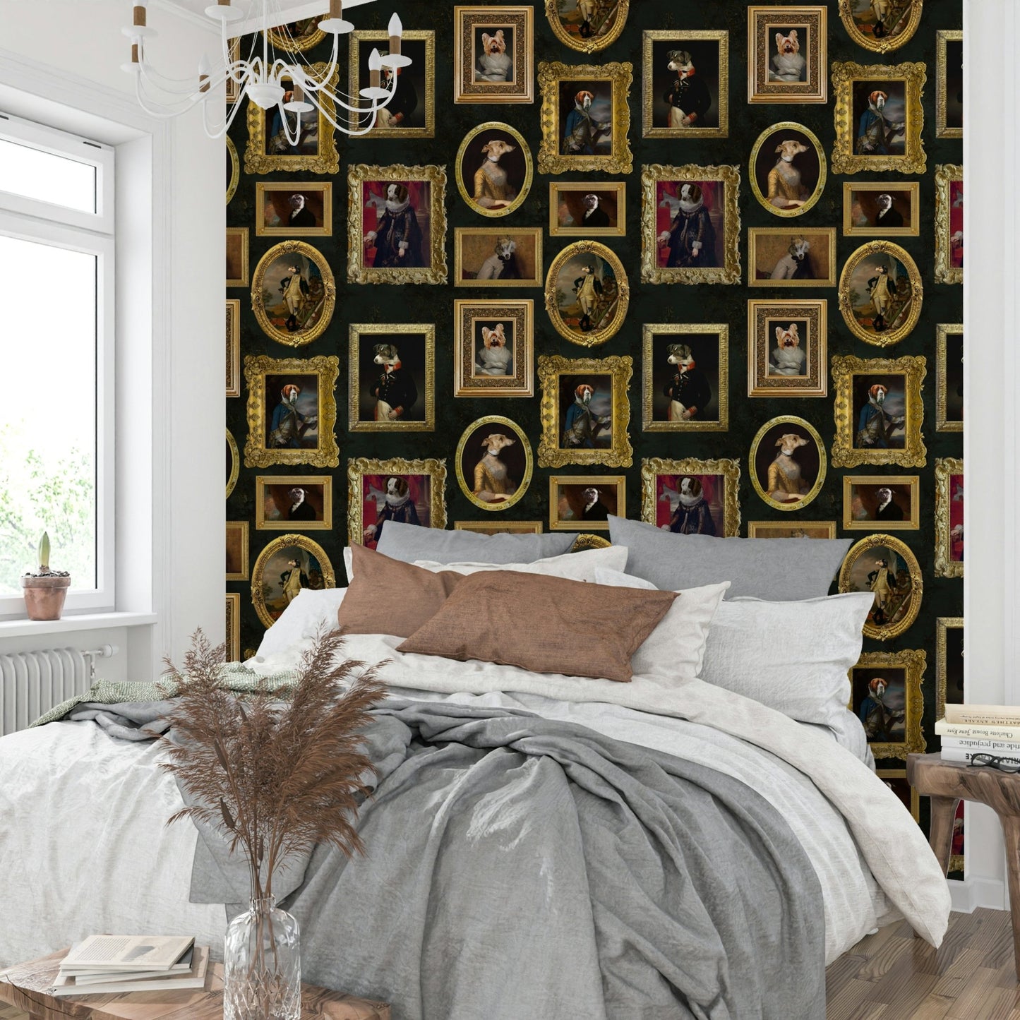 Ideal for a living room, child's room, pet-themed space, or study.

