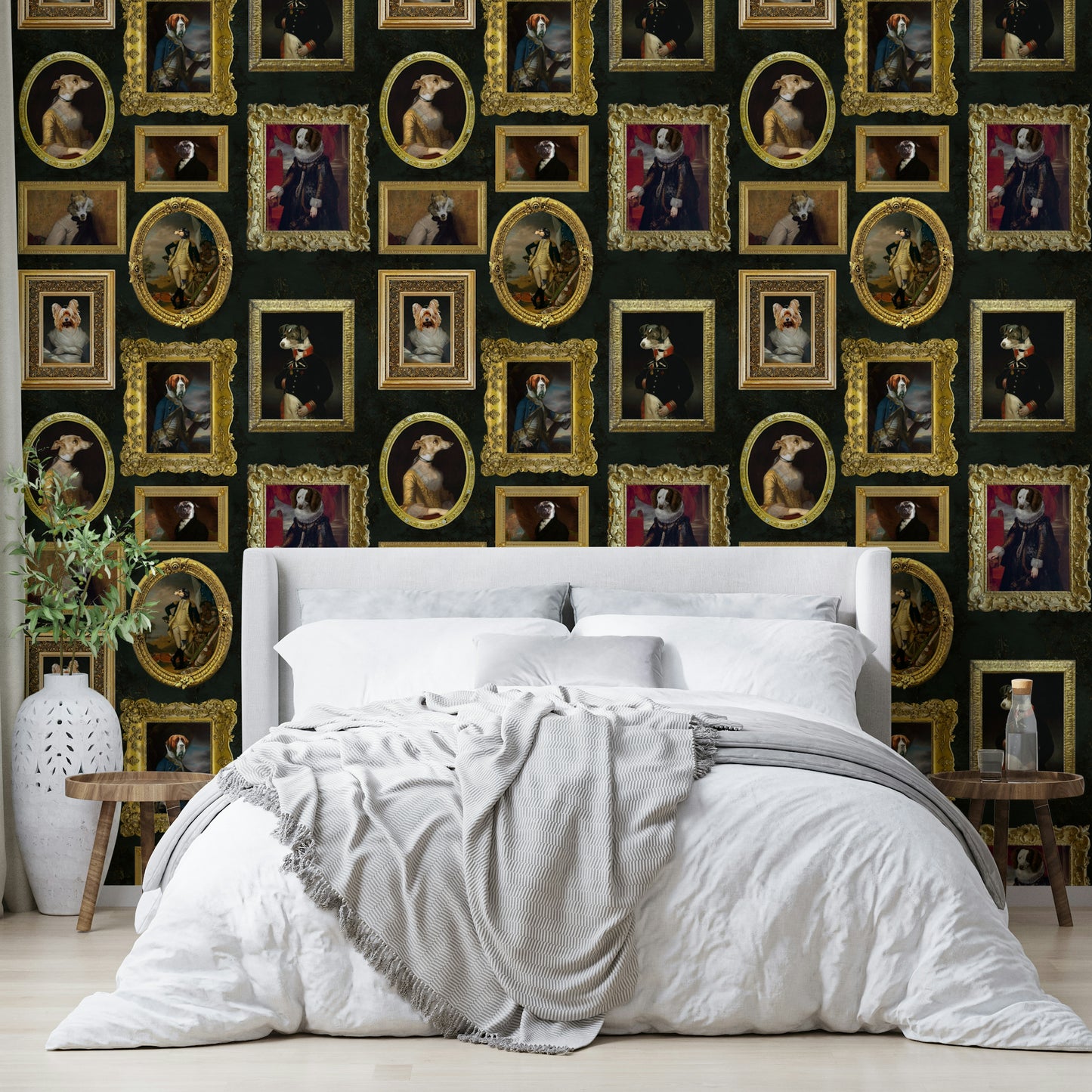 Expressive eyes and endearing qualities of canines.

