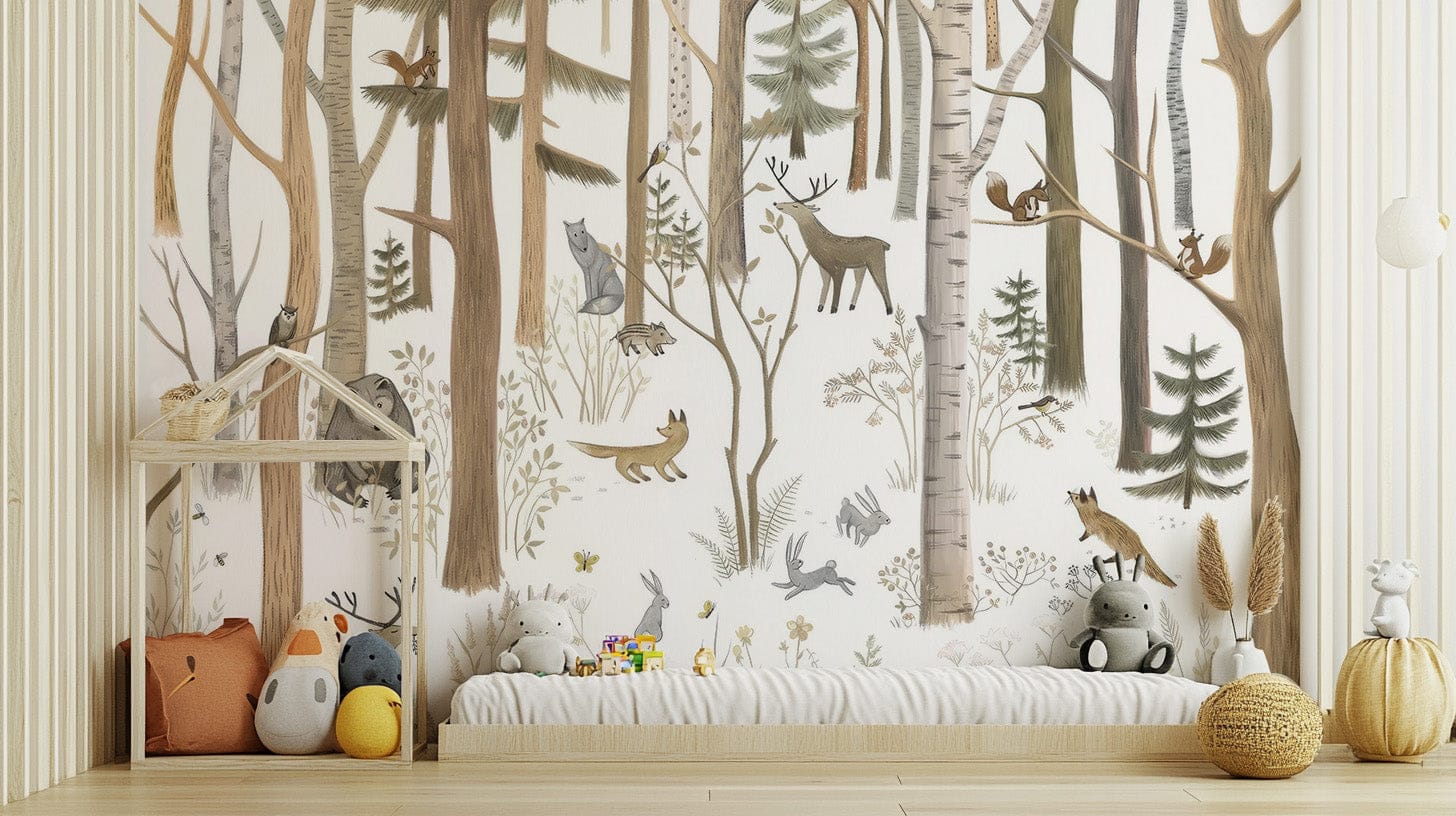 Peaceful Pines Creature Wallpaper, C307