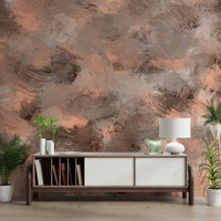 A beautiful subtle peach wallpaper mural with a hazy effect.