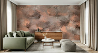 A calming abstract design wallpaper mural that defines a space.
