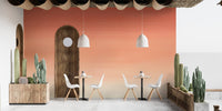 Peach Ombre Wall Mural - Giffywalls