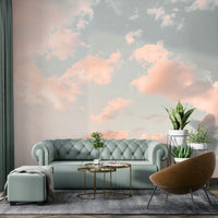 The design feels peaceful and dreamy.

