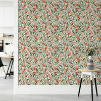 Fresh painterly wallpaper for interiors

