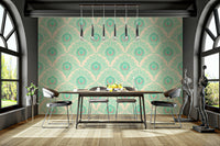 Elegant nature-inspired wallpaper texture

