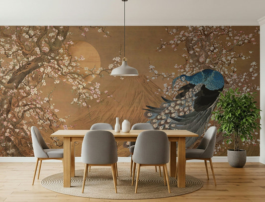 Majestic nature inspired wallpaper for a professional study wall mural.