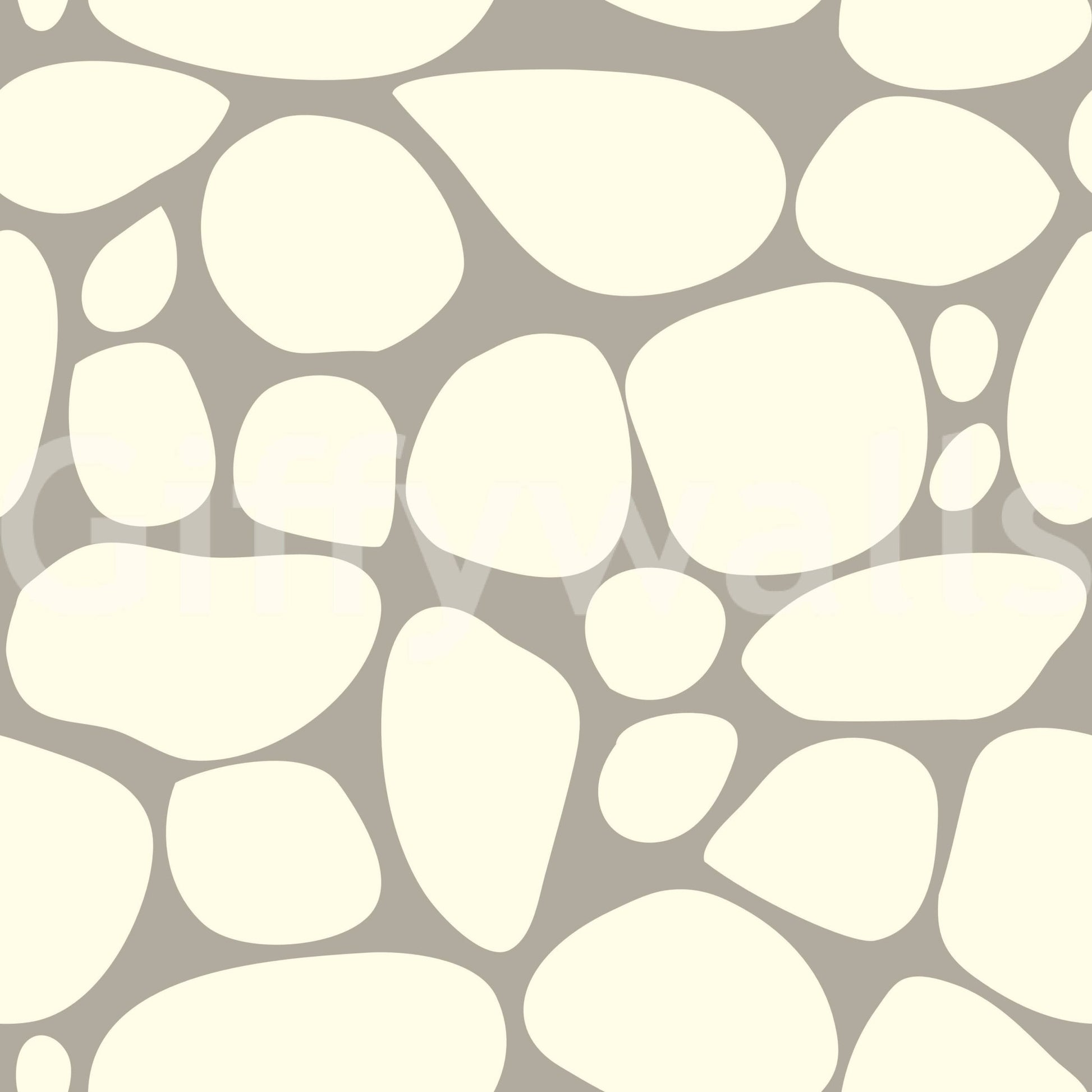 Minimalist Pebble Beach wallpaper for walls muted color scheme.