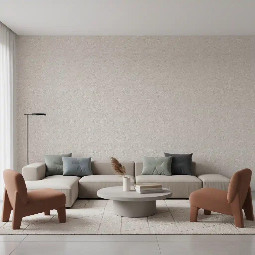 Tiny dots and light ovals build the Pebble Dust Abstract wallpaper repeat⁠GD9502