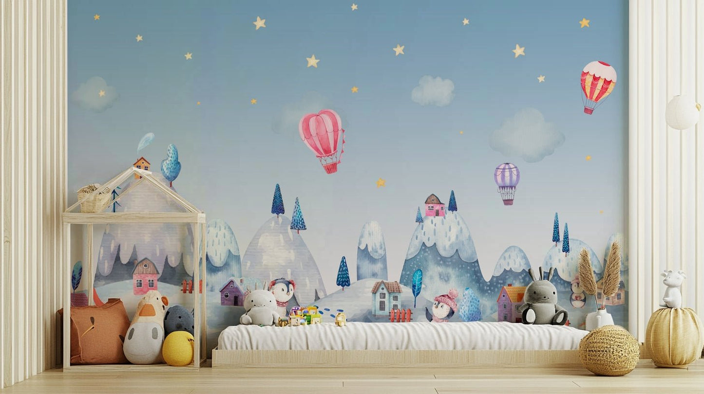 The style is artistic and reminiscent of an illustrated storybook.
