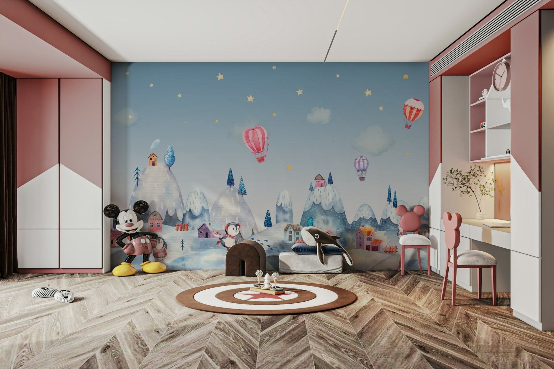 The overall mood is one of peace and wonder.
