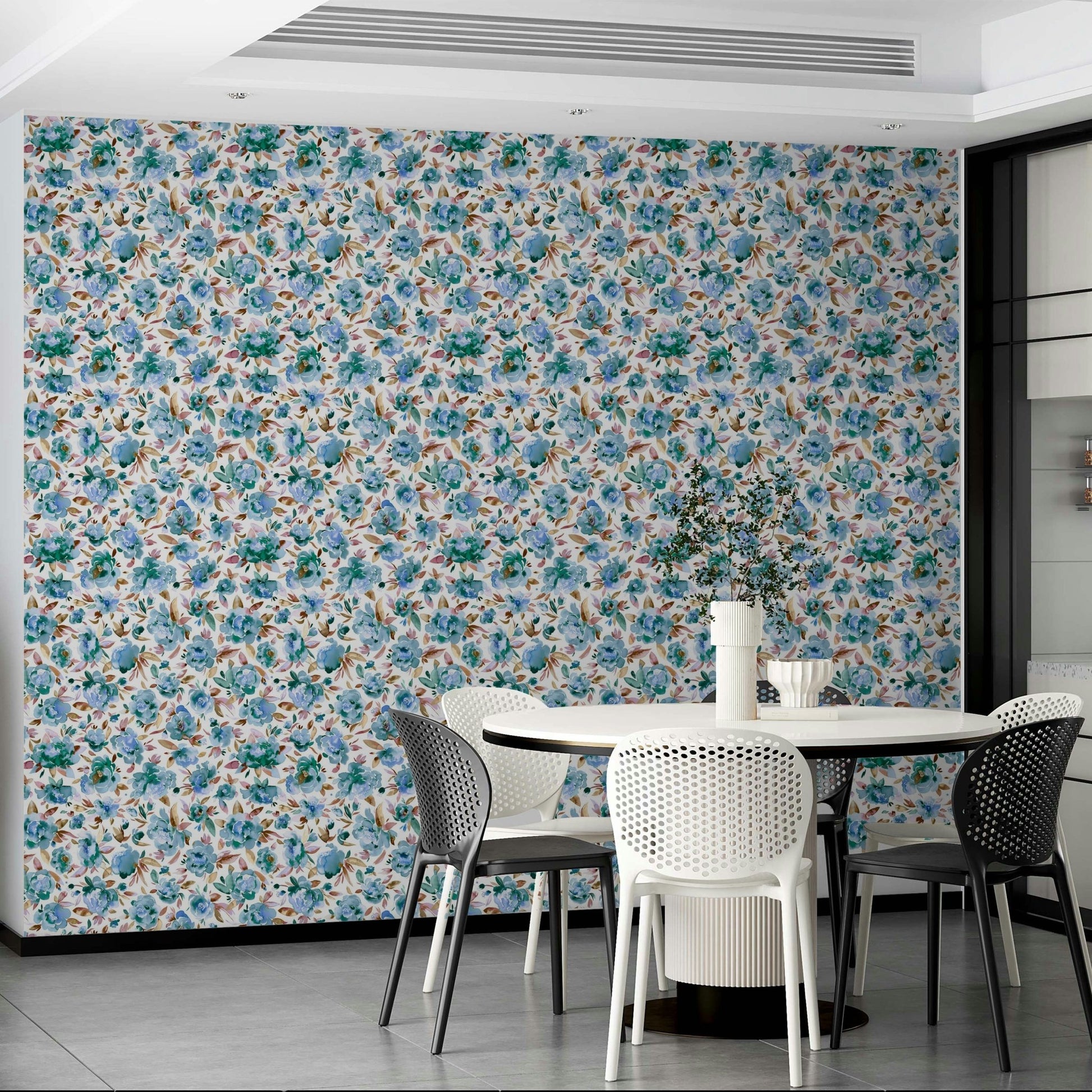 Calm blue wallpaper for walls

