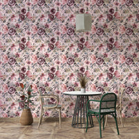 Floral mural wallpaper with pastel colors, GD984
