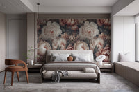 Peony Flower Wallpaper Mural for cozy spaces C474