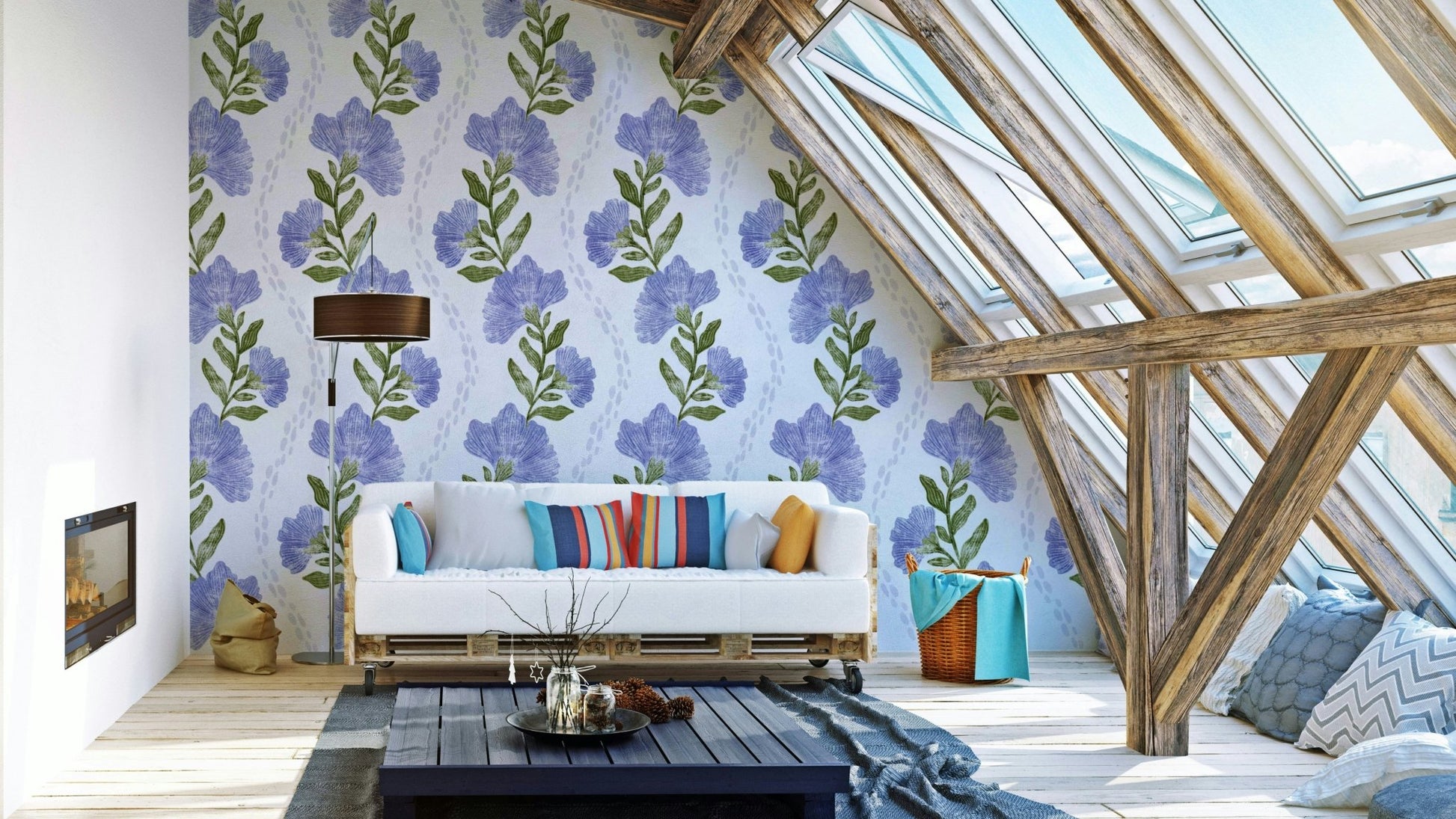 The mood is peaceful and serene.

